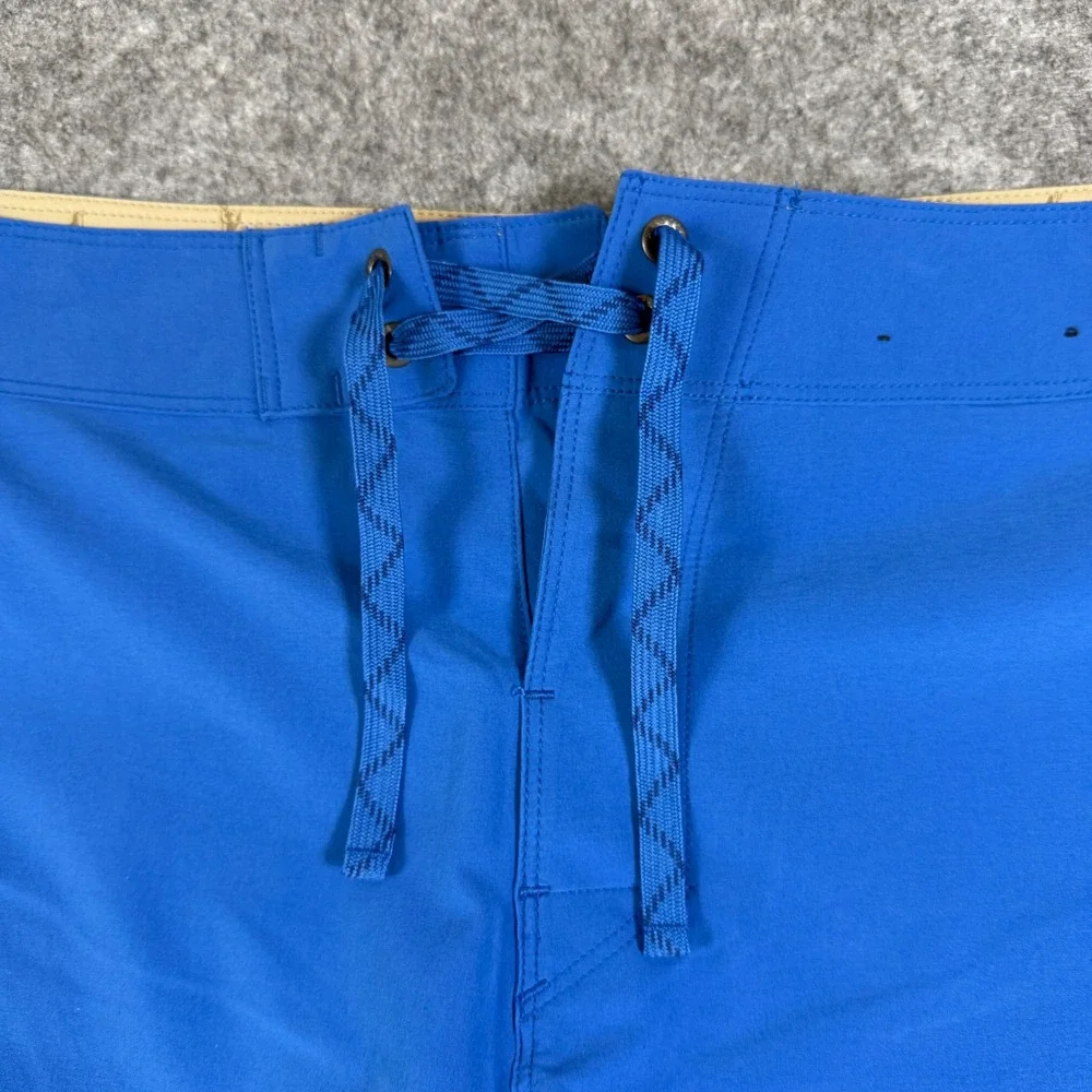 Patagonia Board Shorts Mens 33 Blue Stretch Planing Swim Trunks NEW Without Tags